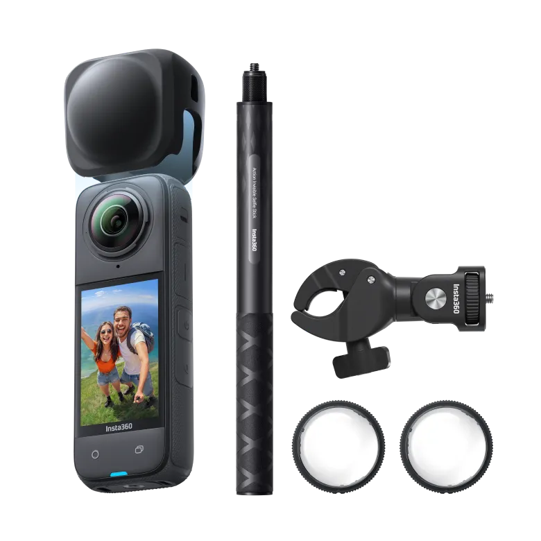 Insta360 X4 Motorcycle Bundle lite Capture Every Ride in 8K 360