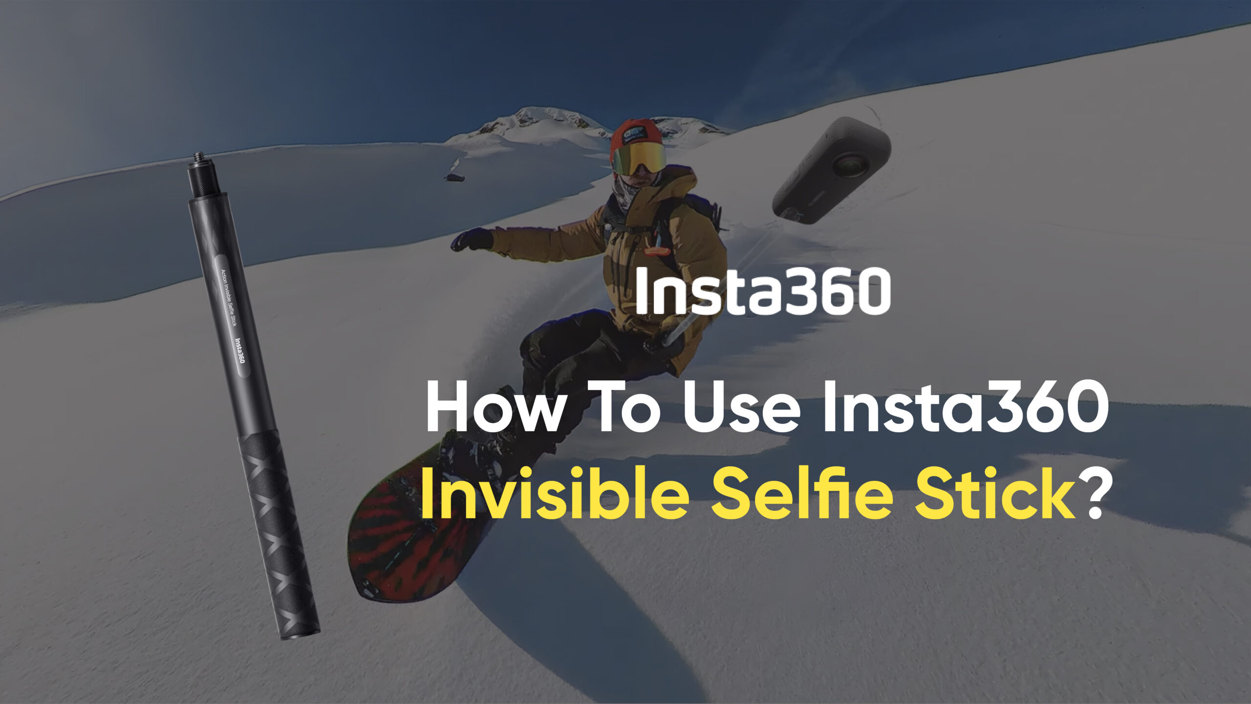 Invisible selfie stick
